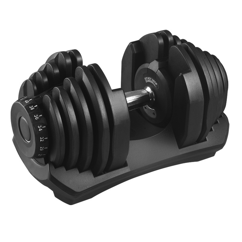 Adjustable Dumbbell Pair 40Kg - Free Weight Gym Dumbbell Set Quick