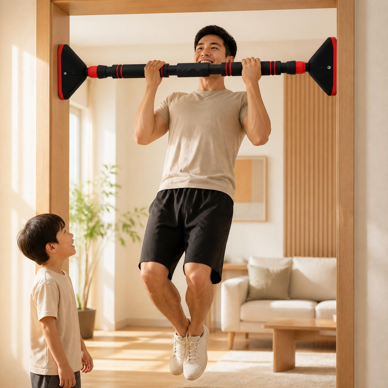 Door Frame Pull Up Bar Indoor  - Door Pull Up Bar No Screw review and price
