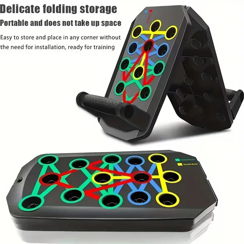1 Pcs Foldable Multifunctional - Push Up Board Foldable Multi Function review and price