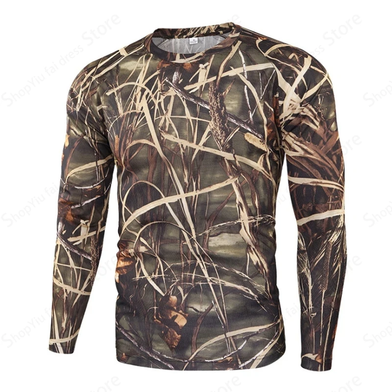 Mens Camo Long Sleeve T Shirt  - Hiking review and price